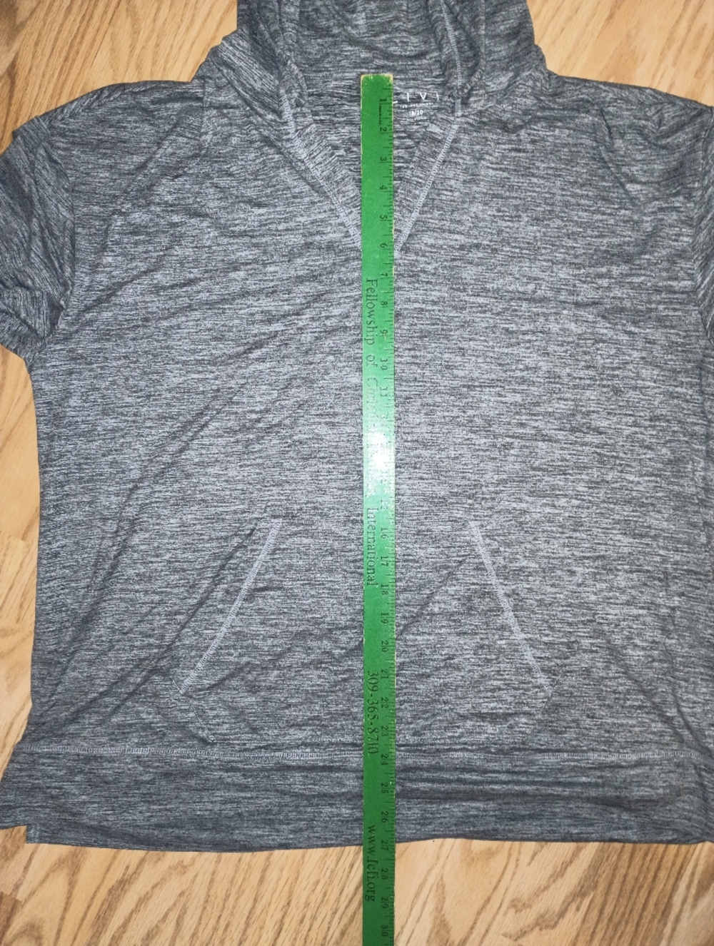 LIVI For Lane Bryant Active Hoodie.. Lightweight. Gray. Plus 18/20 - Picture 6 of 8